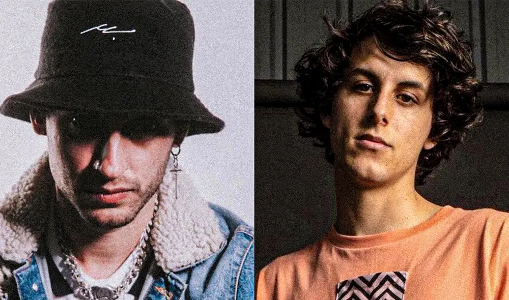 Blon y Jaze son raperos de FMS España y Perú respectivamente. Foto: composición La República