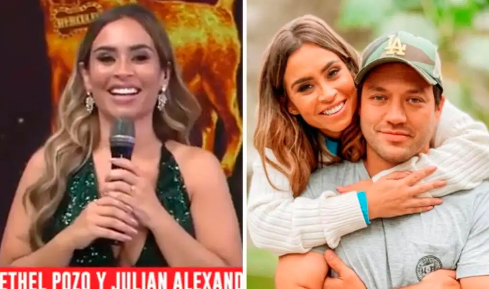 Ethel Pozo y Julián Alexander anunciaron que su matrimonio se realizará en el 2022. Foto: captura América TV/Instagram