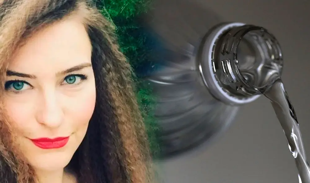 Özde Çivici, la  joven de 31 años que murió tras beber una sustancia tóxica. Foto: composición/Özde Çivici-AFP