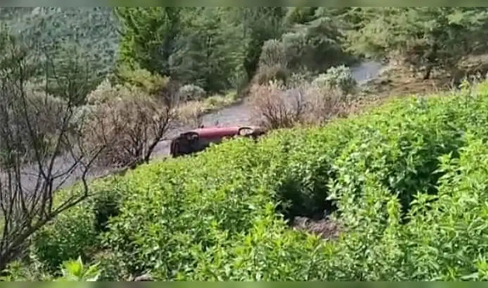 El hecho se encuentra en investigación, pero se presume que el chofer iba a excesiva velocidad y perdió el control del vehículo. Foto: Ritmo Plustv