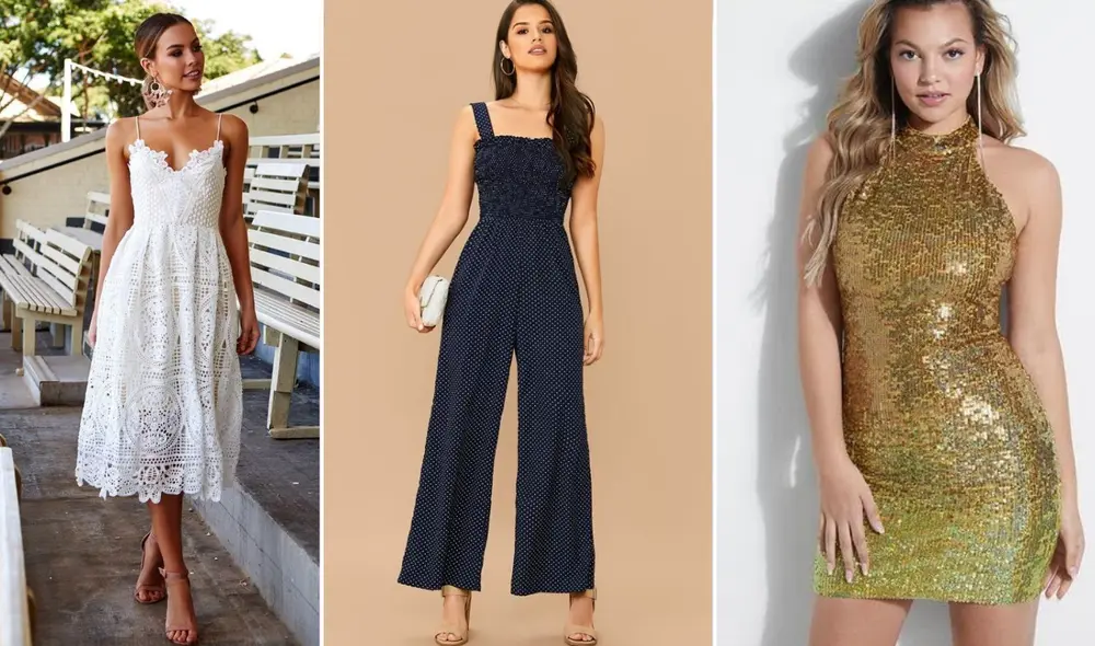 Recibe el Año Nuevo 2022 con los mejores vestidos e inicia de la mejor forma. Foto: composición La República