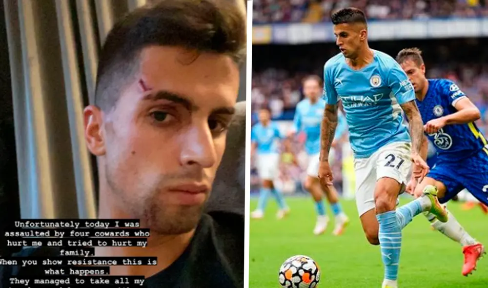 El jugador del Manchester City relató el asalto en redes sociales. Foto: Instagram João Cancelo El jugador del Manchester City relató el asalto en redes sociales. Foto: Instagram João Cancelo