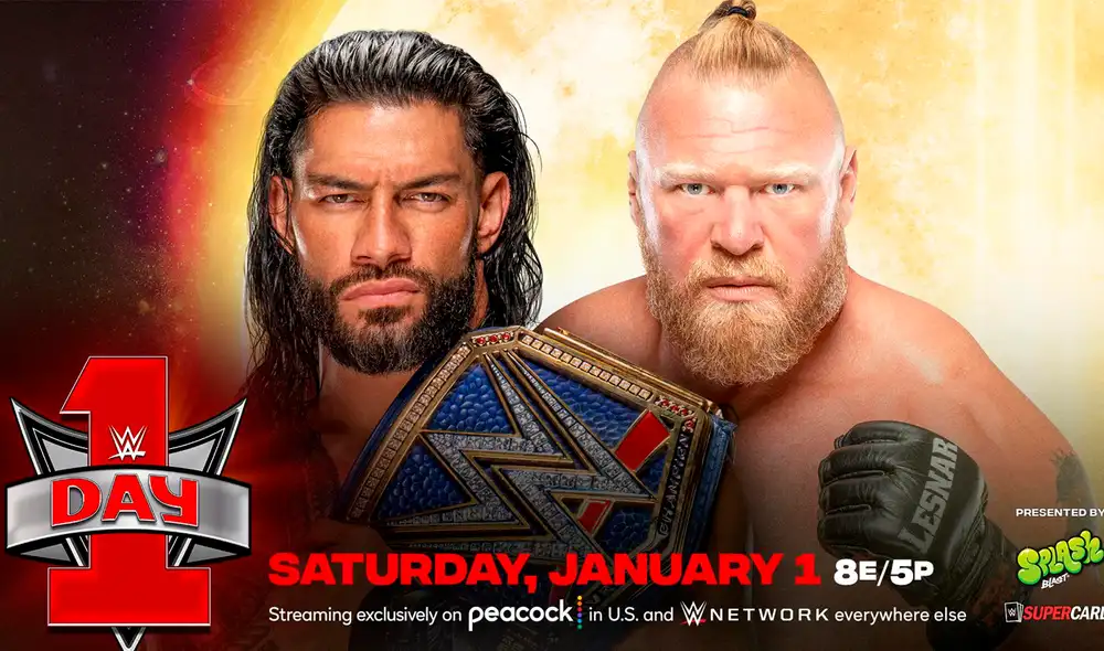 WWE Day 1 se celebrará el 1 de enero del 2022. Foto: WWE