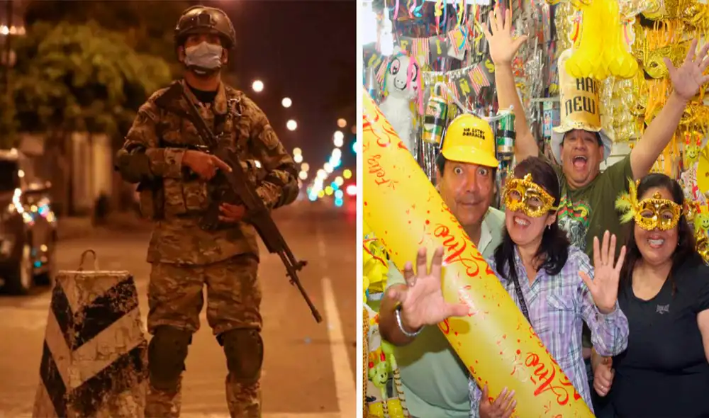 El toque de queda para Año Nuevo comenzará desde las 11.00 p. m. del 31 de diciembre hasta las 4.00 a. m. del 1 de enero de 2022. Foto: composición LR