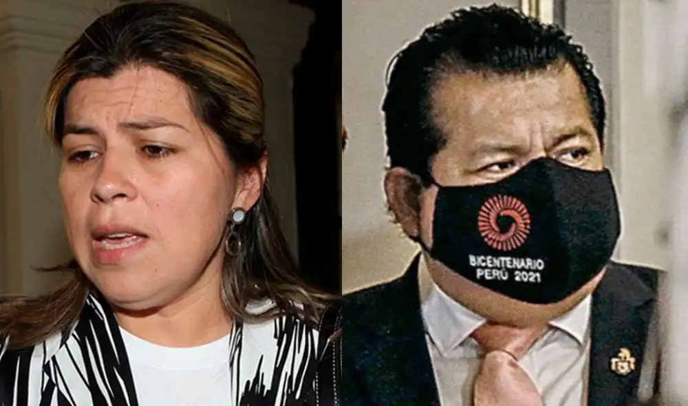 Silvia Barrera, exalcaldesa de VMT, habría coordinado con Bruno Pacheco presiones a la Sunat. Foto: composición/GLR