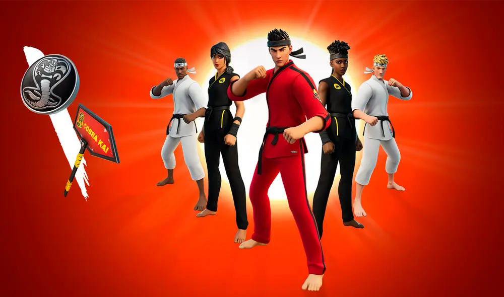 Este crossover especial celebra la cuarta temporada de Cobra Kai. Foto: Epic Games