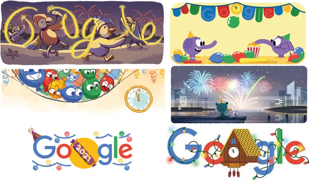 Cada año el buscador innova en su pantalla principal con creativos doodles. Foto: composición LR/ Google