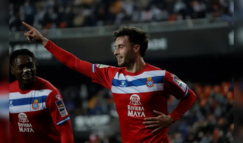 RCD Espanyol venció a Valencia por la jornada 19 de LaLiga Santander. Foto: EFE