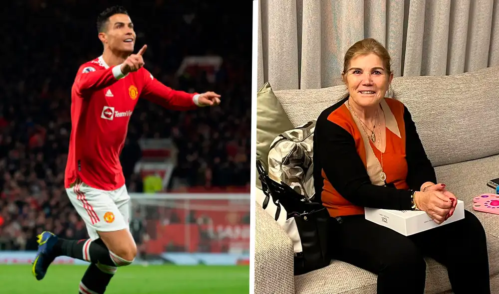 Cristiano Ronaldo compartió un emotivo mensaje para su mamá en sus redes sociales. Foto: EFE/Composición GLR