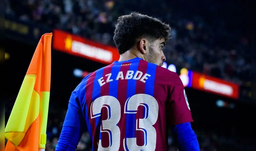 Ez Abde salió en la lista de convocados de Marruecos para disputar la Copa Africa 2022. Foto: Twitter FC Barcelona