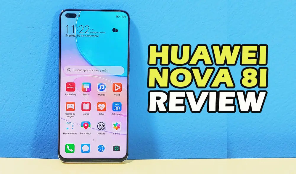 El Huawei Nova 8i tiene un panel LCD de 6,67 pulgadas con resolución Full HD+. Foto: Edson Henriquez El Huawei Nova 8i tiene un panel LCD de 6,67 pulgadas con resolución Full HD+. Foto: Edson Henriquez