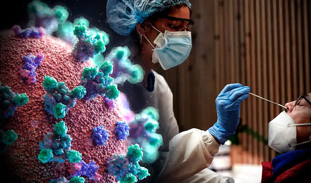 La pandemia vive un “tsunami de contagios”, que se cree vinculada al auge de la variante ómicron. Foto: composición LR / Fusion Medical Animation / EFE