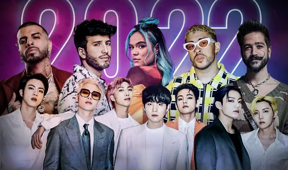 A pesar de la pandemia, los cantantes no dejaron de lanzar canciones que se volvieron un éxito mundial. Foto: captura de redes.
