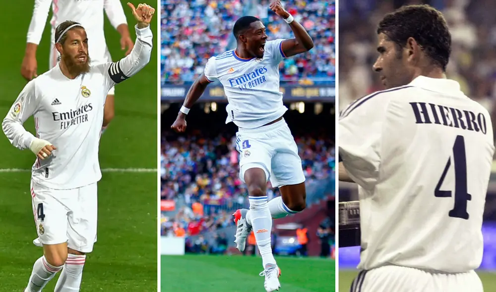 Alaba se desempeña en el mismo puesto en el que lo hicieron Ramos y Hierro en Real Madrid. Foto: composición/EFE