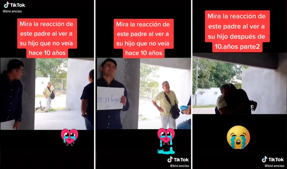 El adulto mayor había decidido viajar al extranjero para ir a buscar a su hijo, sin saber que el muchacho le daría una inolvidable sorpresa. Foto: captura de TikTok El adulto mayor había decidido viajar al extranjero para ir a buscar a su hijo, sin saber que el muchacho le daría una inolvidable sorpresa. Foto: captura de TikTok