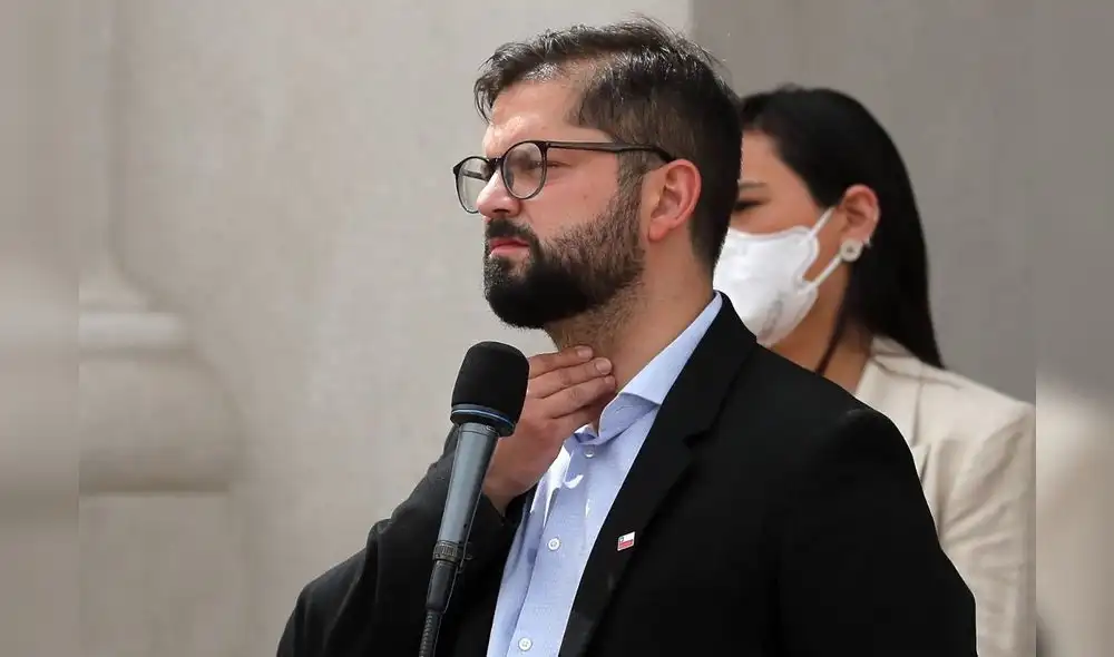 El presidente chileno, el derechista Sebastián Piñera, emitió su mensaje de fin de año dirigido a Boric. Foto: AFP