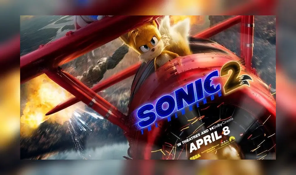 "Sonic 2" llegará a los cines de manera mundial el 8 de abril. Foto: Paramount