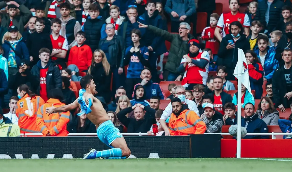 Manchester City logró una importante victoria sobre el Arsenal. Fuente: Manchester City