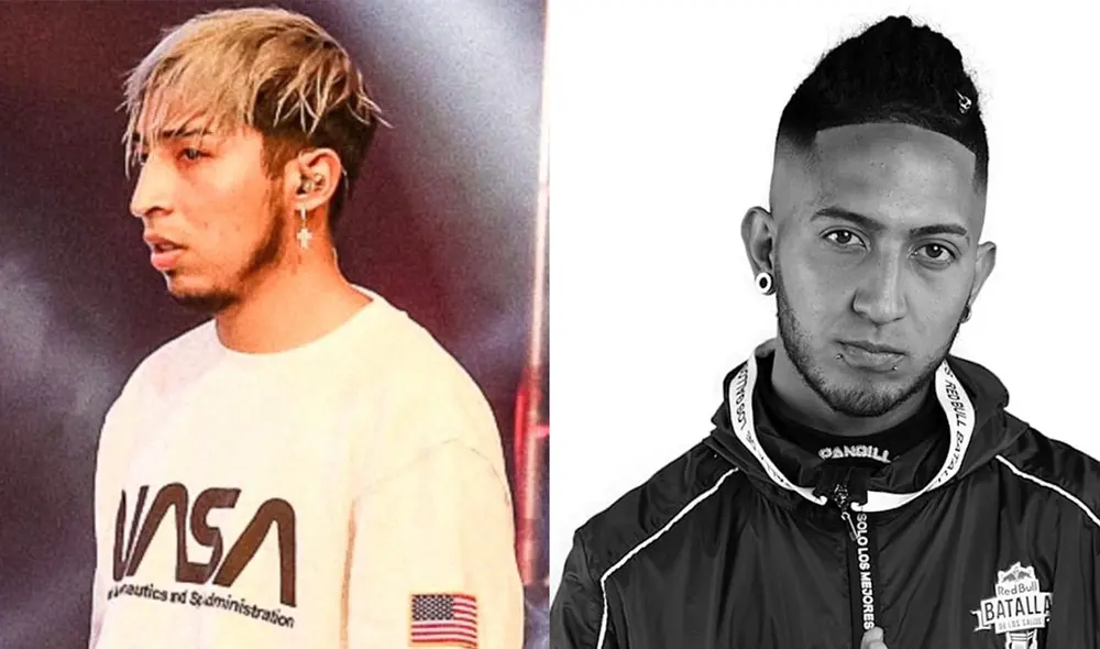 Nekroos y Blackcode, dos referentes del freestyle peruano. Foto: composición La República
