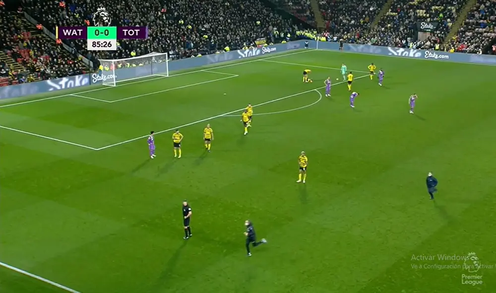 Se vivió un momento de preocupación en la Premier League. Fuente: Captura de ESPN