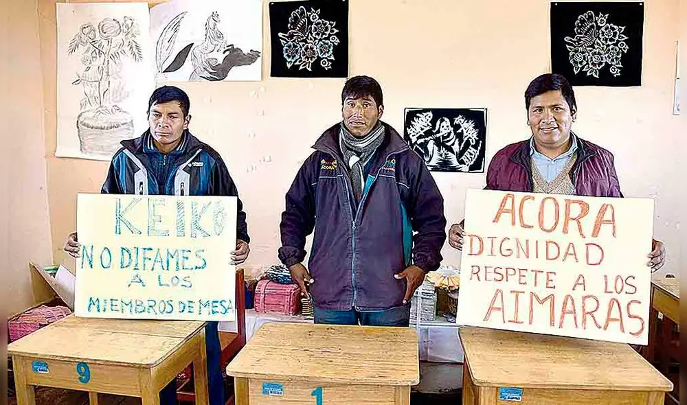 Los Catacora fueron acusados de copar la mesa para alterar la voluntad popular, ellos negaron haber manipulado los votos a favor de Perú Libre. Foto: La República