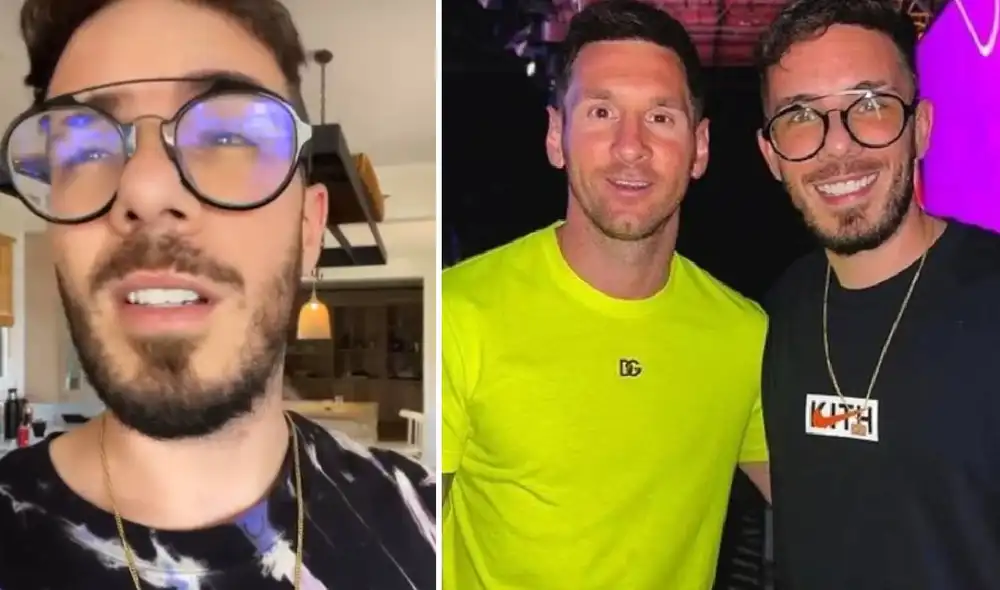 El DJ Fer Palacio estuvo con Lionel Messi en las celebraciones de Año Nuevo. Foto: TyC Sports/Instagram