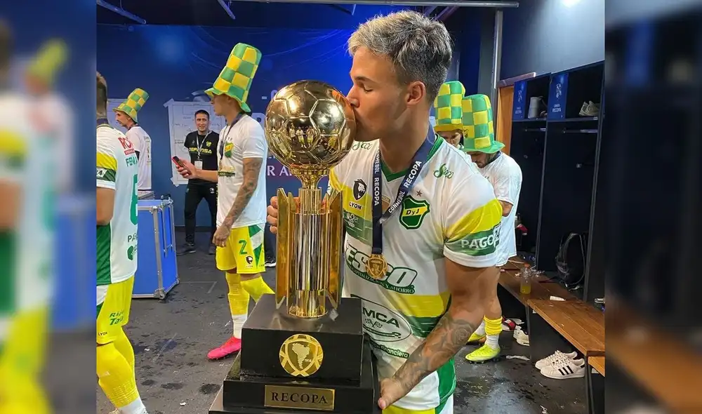 Breitenbruch fue campeón de la Recopa Sudamericana con Defensa y Justicia. Foto: Club Defensa y Justicia