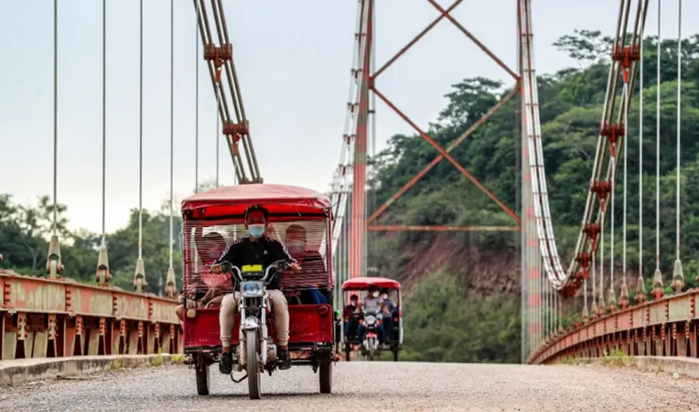 La rehabilitación de puentes permitirá que los habitantes de la zona trasladen sus productos agrícolas. Foto: Sencico La rehabilitación de puentes permitirá que los habitantes de la zona trasladen sus productos agrícolas. Foto: Sencico