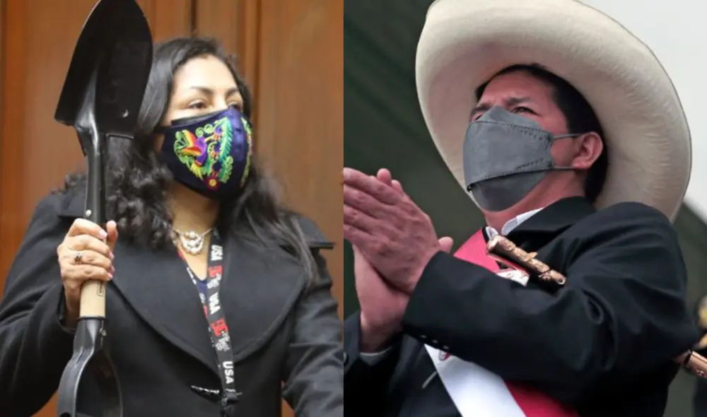 La parlamentaria Karol Paredes señaló que el presidente de la República, Pedro Castillo, no asume su rol como líder. Foto: composición/GLR