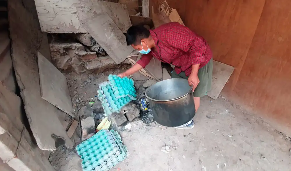 El comedor popular Praderas parte baja de San Juan de Miraflores solicitó del apoyo de las autoridades para poder recuperarse del asalto. Foto: Urpi / La República