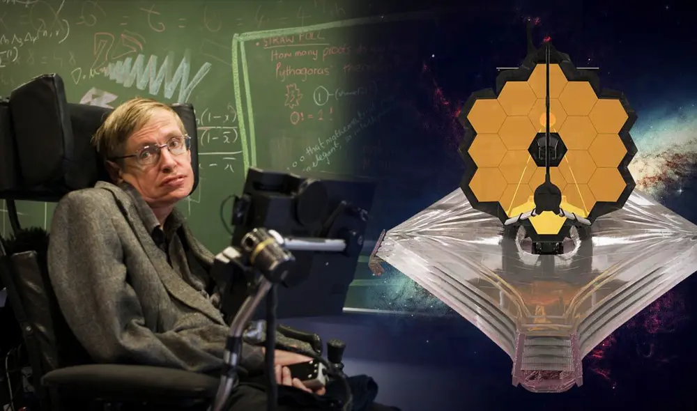 Aunque el profesor Hawking ya falleció en marzo de 2018, la calidad de su trabajo ahora se relaciona a lo que puede entregarnos James Webb. Foto: composición/Murdo Macleod/NASA