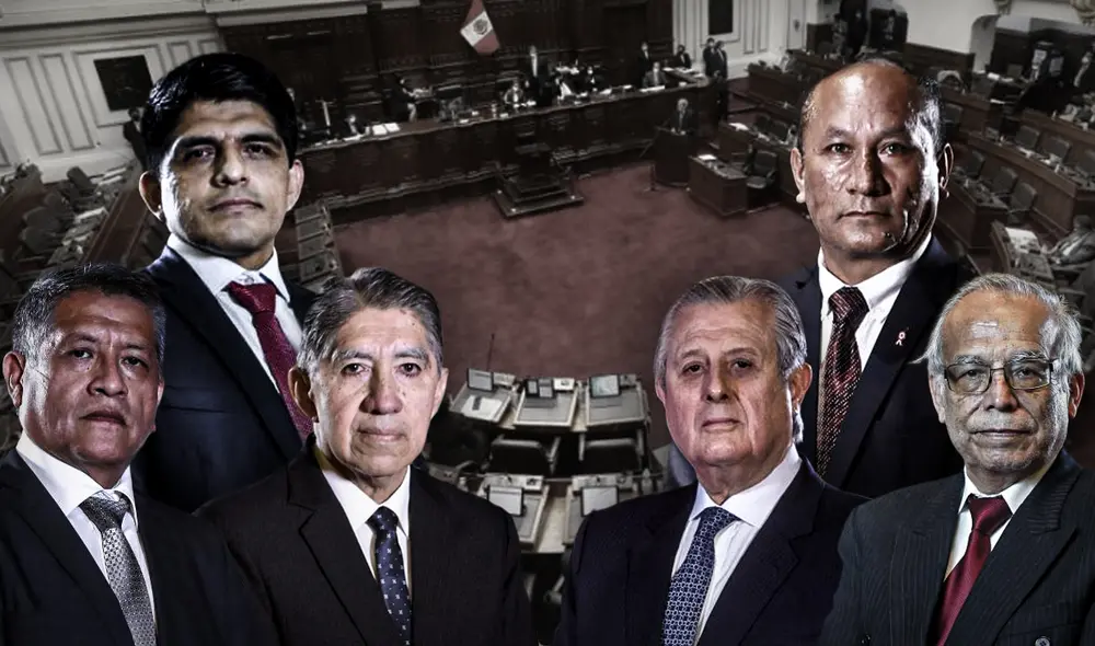 Avelino Guillén, Juan Carrasco, Rosendo Serna, Óscar Maurtúa, Juan Silva, y Aníbal Torres fueron los ministros citados por las comisiones legislativas del Congreso. Foto: composición de Jazmín Ceras/La República Avelino Guillén, Juan Carrasco, Rosendo Serna, Óscar Maurtúa, Juan Silva, y Aníbal Torres fueron los ministros citados por las comisiones legislativas del Congreso. Foto: composición de Jazmín Ceras/La República
