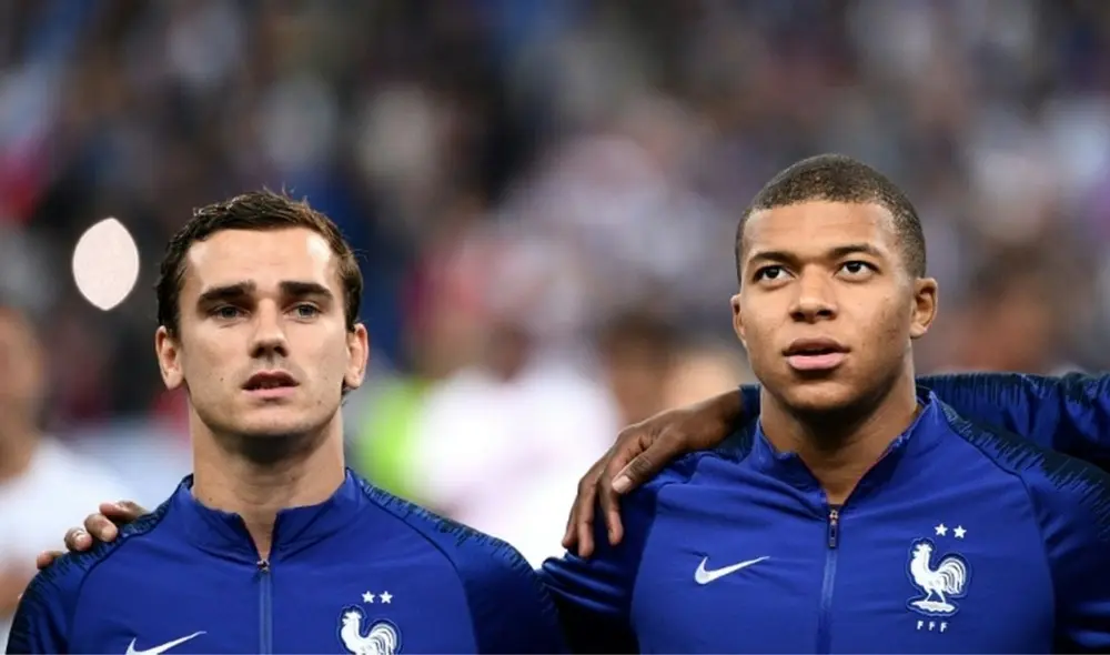 Antoine Griezmann y Kylian Mbappé fueron campeones del mundo en el 2018. Foto: FIFA. Antoine Griezmann y Kylian Mbappé fueron campeones del mundo en el 2018. Foto: FIFA.