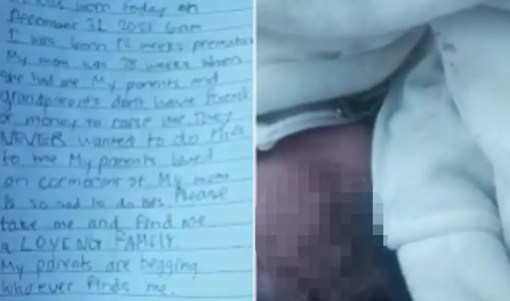 El bebé fue llevado al servicio médico y constantó que estaba en buen estado de salud. Foto: New York Post