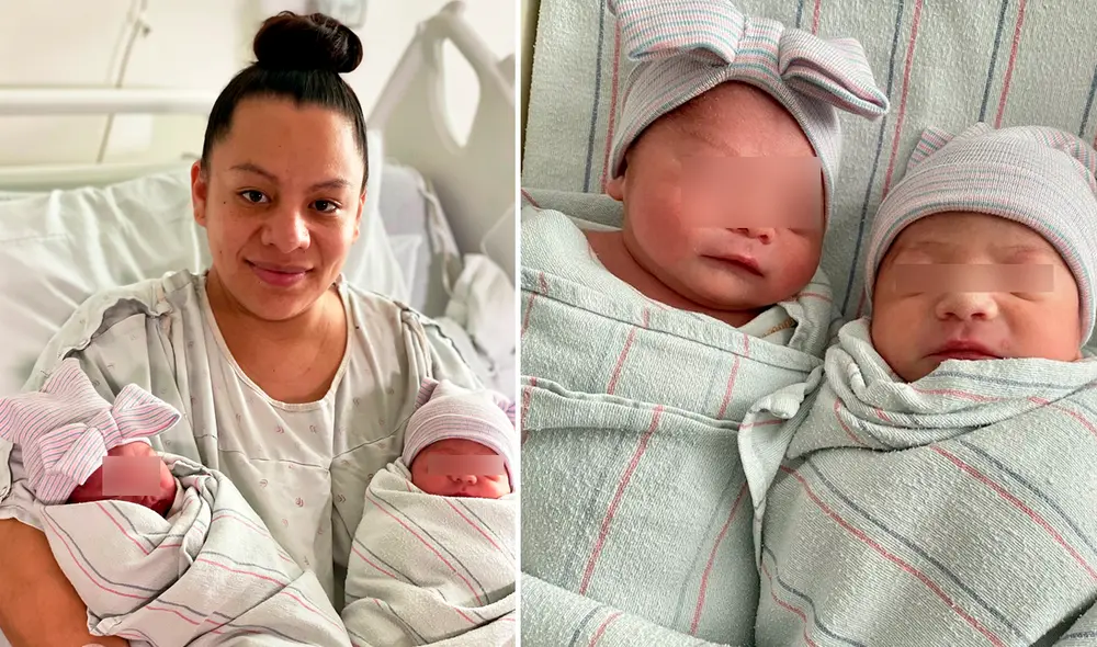 Aylin nació con 2,2 kilogramos, mientras que su hermano mayor Alfredo pesó 2,7 kilos. Foto: composición/Centro Médico Natividad