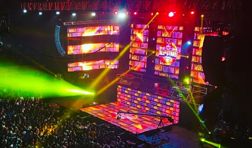 El escenario de la God Level 2vs2 Chile 2019. Foto: Info Freestyle