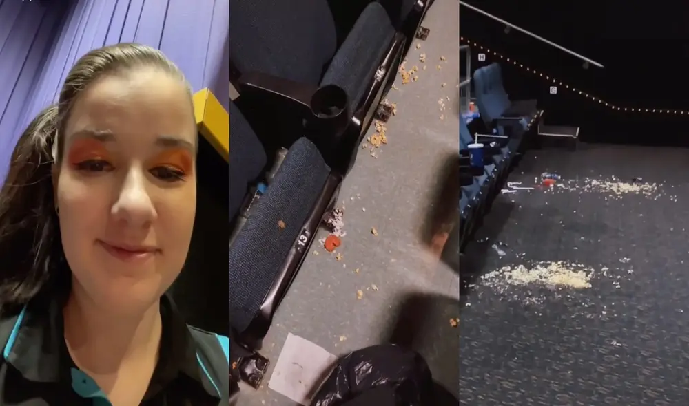 Algunos de los artículos incluidos eran palomitas de maíz derramadas, un gorro, un billete, unos parlantes y más. Foto: captura de TikTok