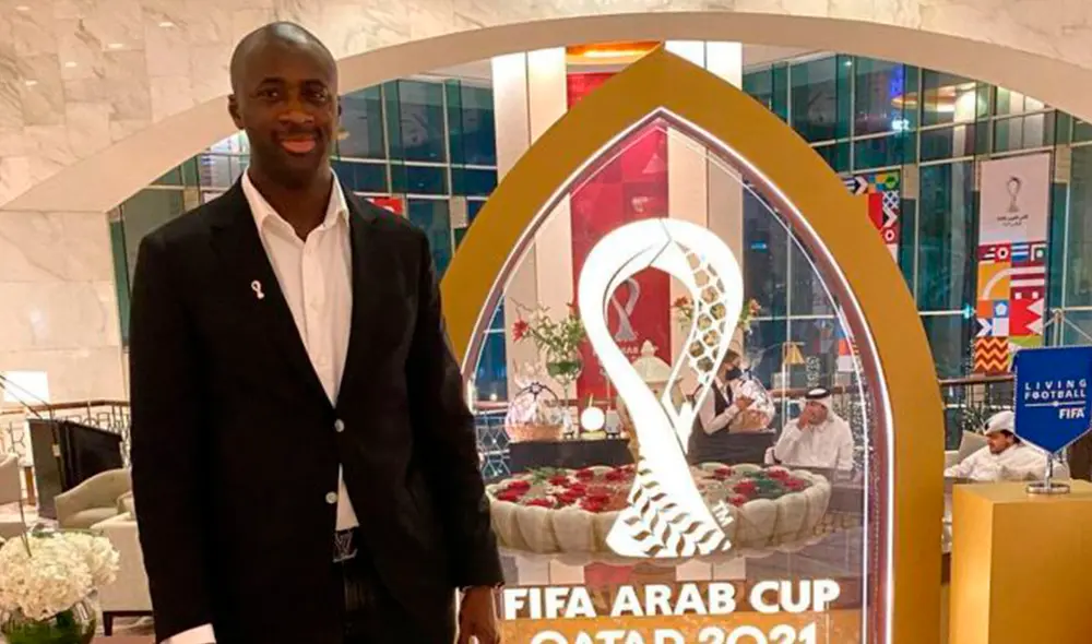 Yaya Touré es el embajador del Mundial Qatar 2022. Fuente: Instagram