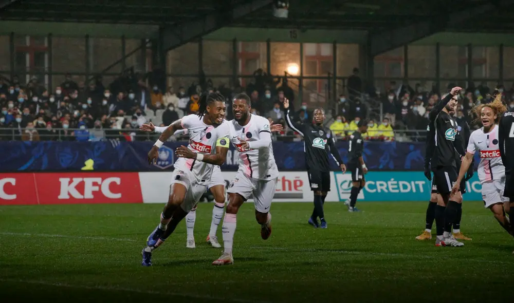 Presnel Kimpembe marcó el primer tanto a los 28'. Foto: PSG
