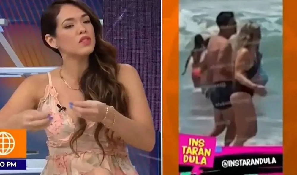 Jazmín Pinedo dio su punto de vista sobre el aparente nuevo romance de Rodrigo Cuba. Foto: captura América TV