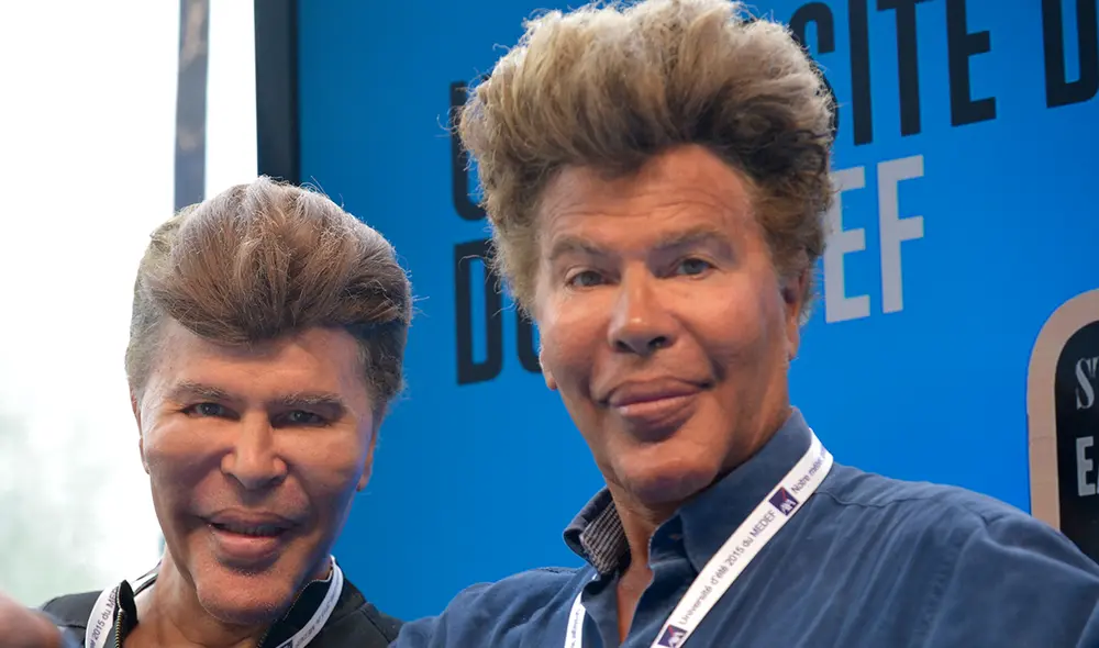 Los periodistas científicos franceses Igor (derecha) y Grichka Bogdanoff (izquierda) fueron ingresados al hospital el 15 de diciembre. Foto: AFP Los periodistas científicos franceses Igor (derecha) y Grichka Bogdanoff (izquierda) fueron ingresados al hospital el 15 de diciembre. Foto: AFP