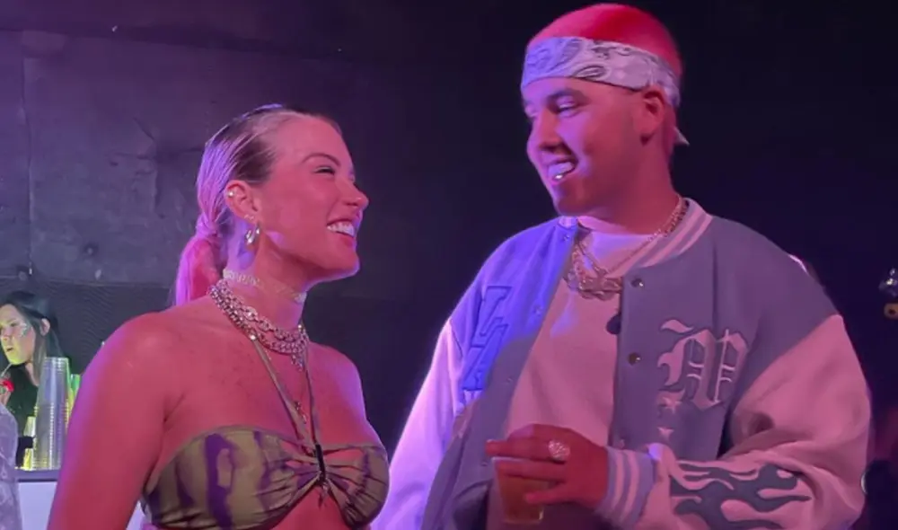 Leslie Shaw y El Prefe iniciaron su relación duramente el primer semestre del 2021. Foto: Instagram El Prefe