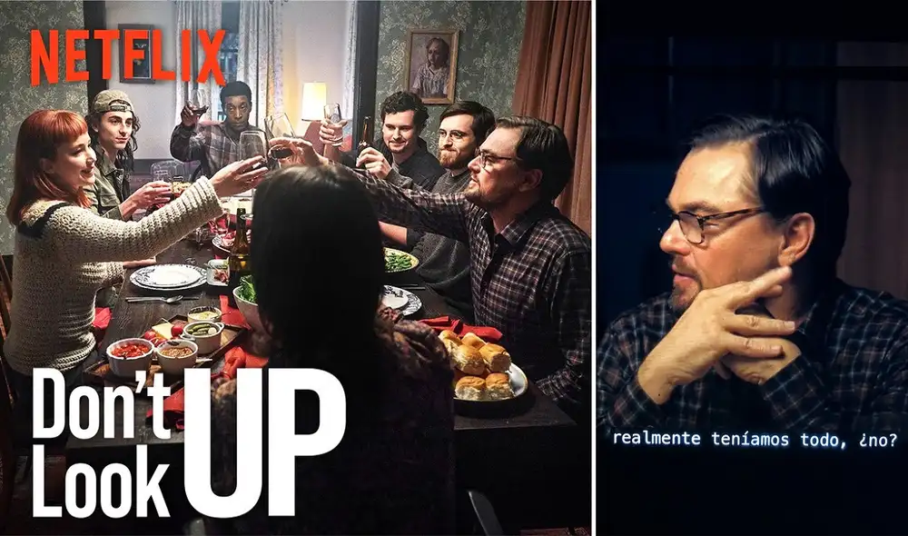 Don't look up es una de las películas más vistas en Netflix. Foto: composición/Netflix