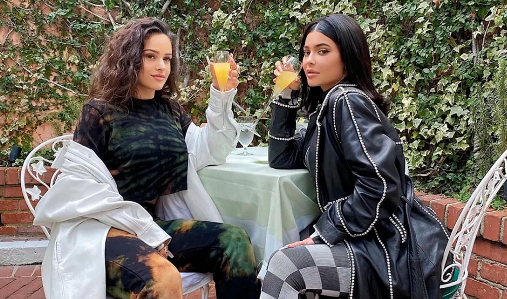 Rosalía y Kylie Jenner formaron una amistad en 2019. Foto: Instagram/Kylie Jenner