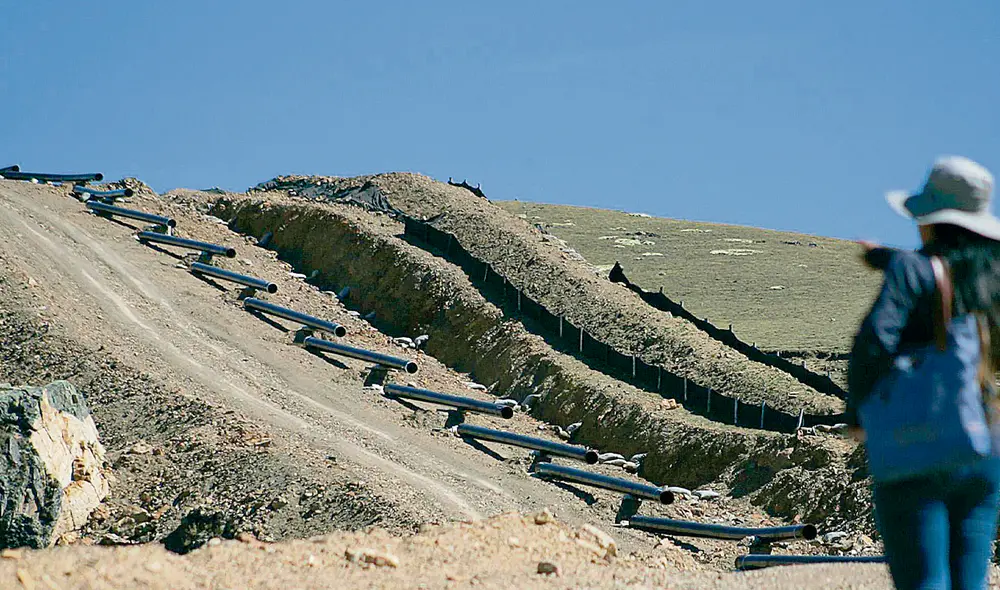 Desenlace. Existen cuatro alternativas para continuar con esta obra clave para la masificación del gas natural en el sur. Se optaría por el mismo trazo del GSP. Foto: difusión