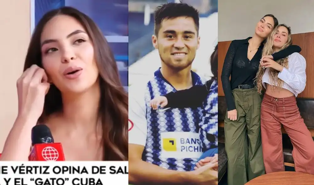 Natalie Vértiz es la mejor amiga de Ale Venturo, quien estaría en una relación con el 'Gato' Cuba. Foto: composición/ América TV/ Instagram