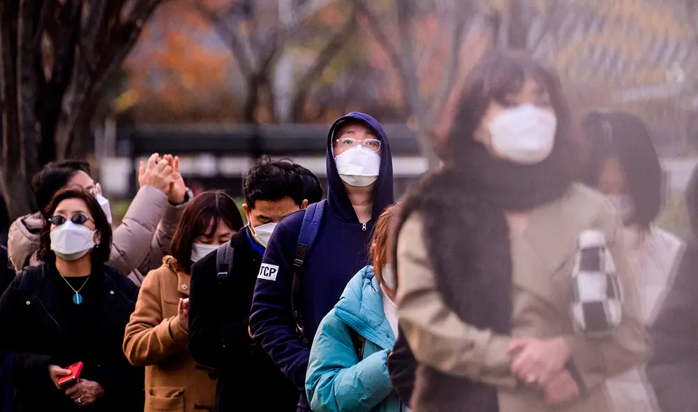 En la sociedad surcoreana, en general, cuando se conoce a alguien no se sabe a quién se le asigna el puesto más alto y se gana el respeto. Foto: AFP