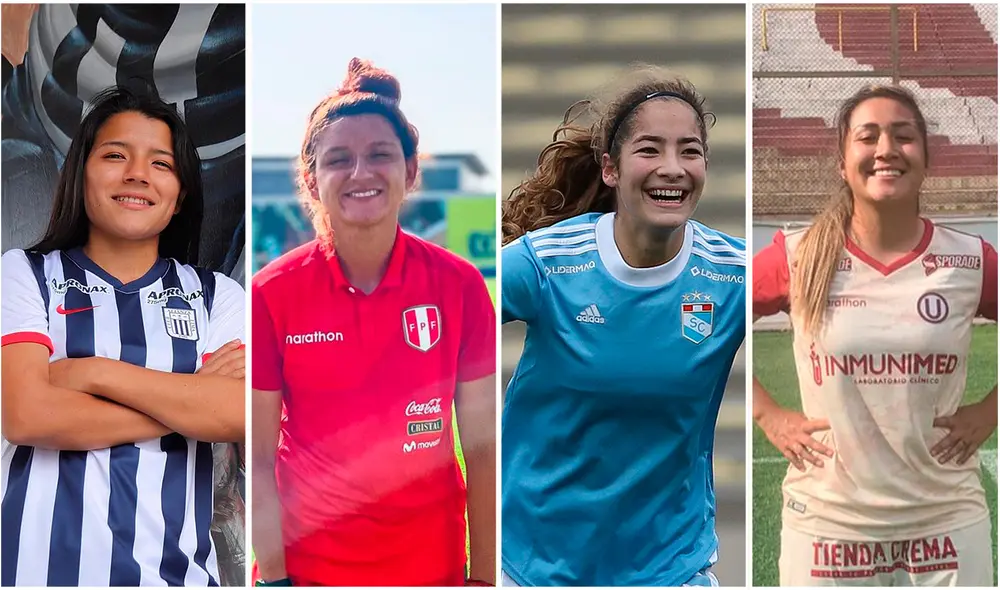 Fichajes del fútbol femenino peruano 2022. Foto: Alianza Lima femenino/ selección peruana/ Liga de Fútbol Profesional LFP/ María José Cáceres instagram