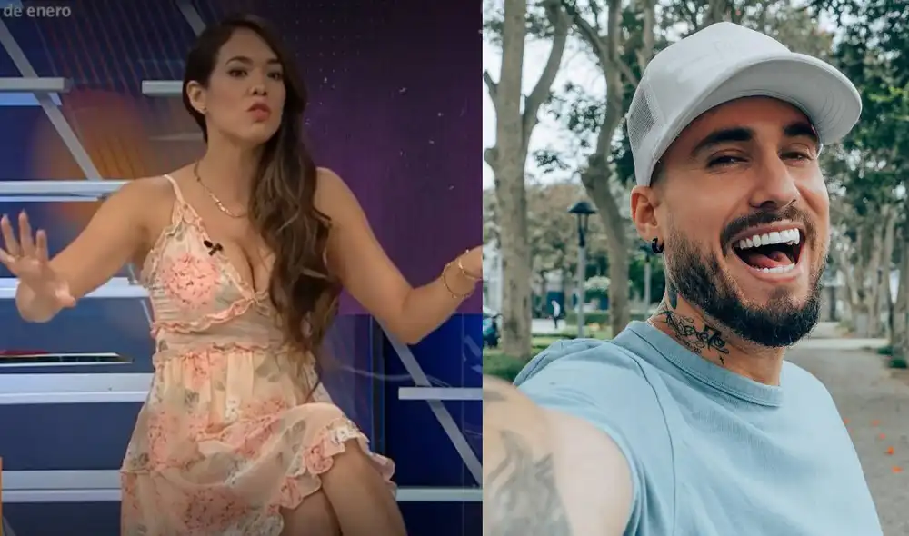 Jazmín Pinedo recordó con indignación lo que le hizo Gino Assereto. Foto: captura América TV, Gino Assereto/Instagram