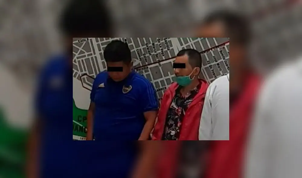 Sujetos trataron de arrojar arma para no ser descubiertos. Foto: PNP